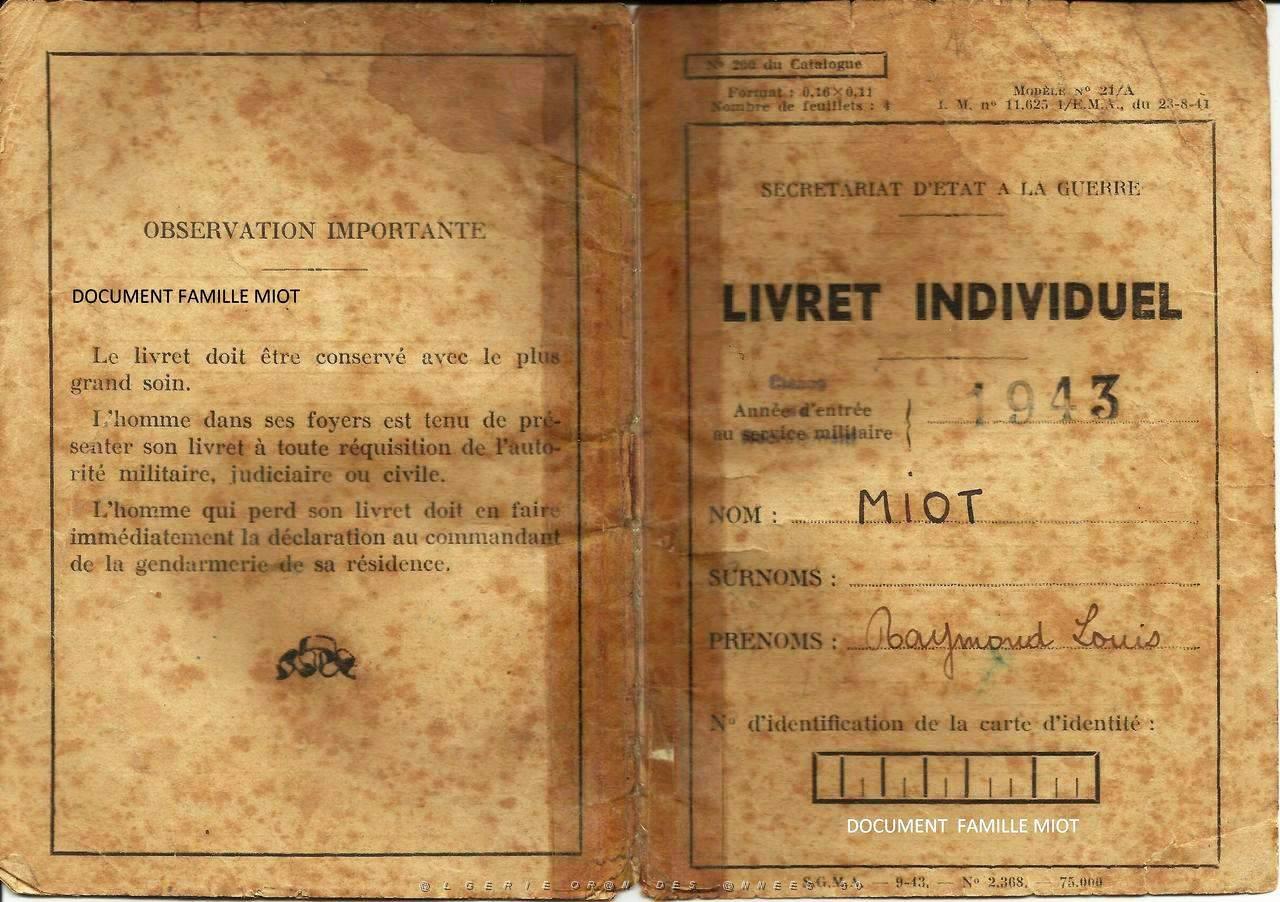 004  1943 01 16 LIVRET MILITAIRE R.MIOT 1.jpg